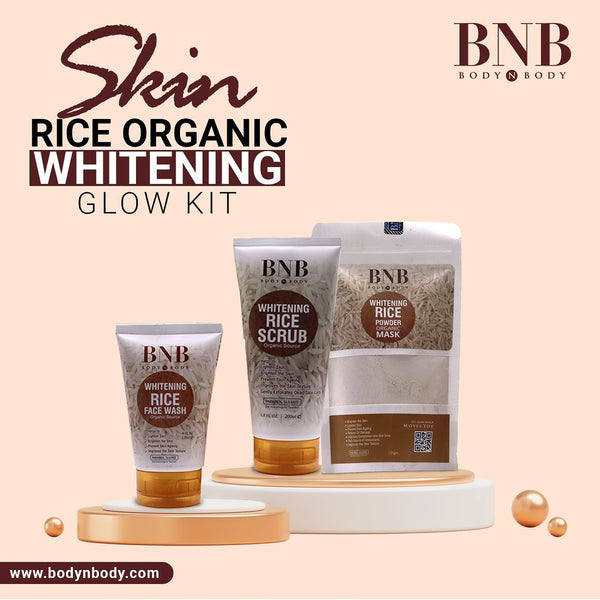 Discover our rice extract glow kit, featuring premium skincare products that enhance your skin's natural brightness and radiance.