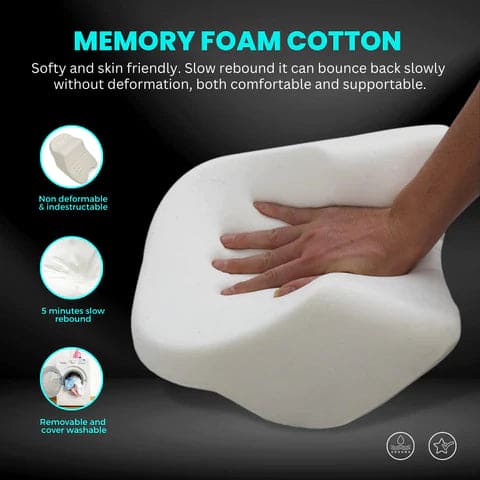 car neck rest cushion on a car seat providing support and comfort during drives.